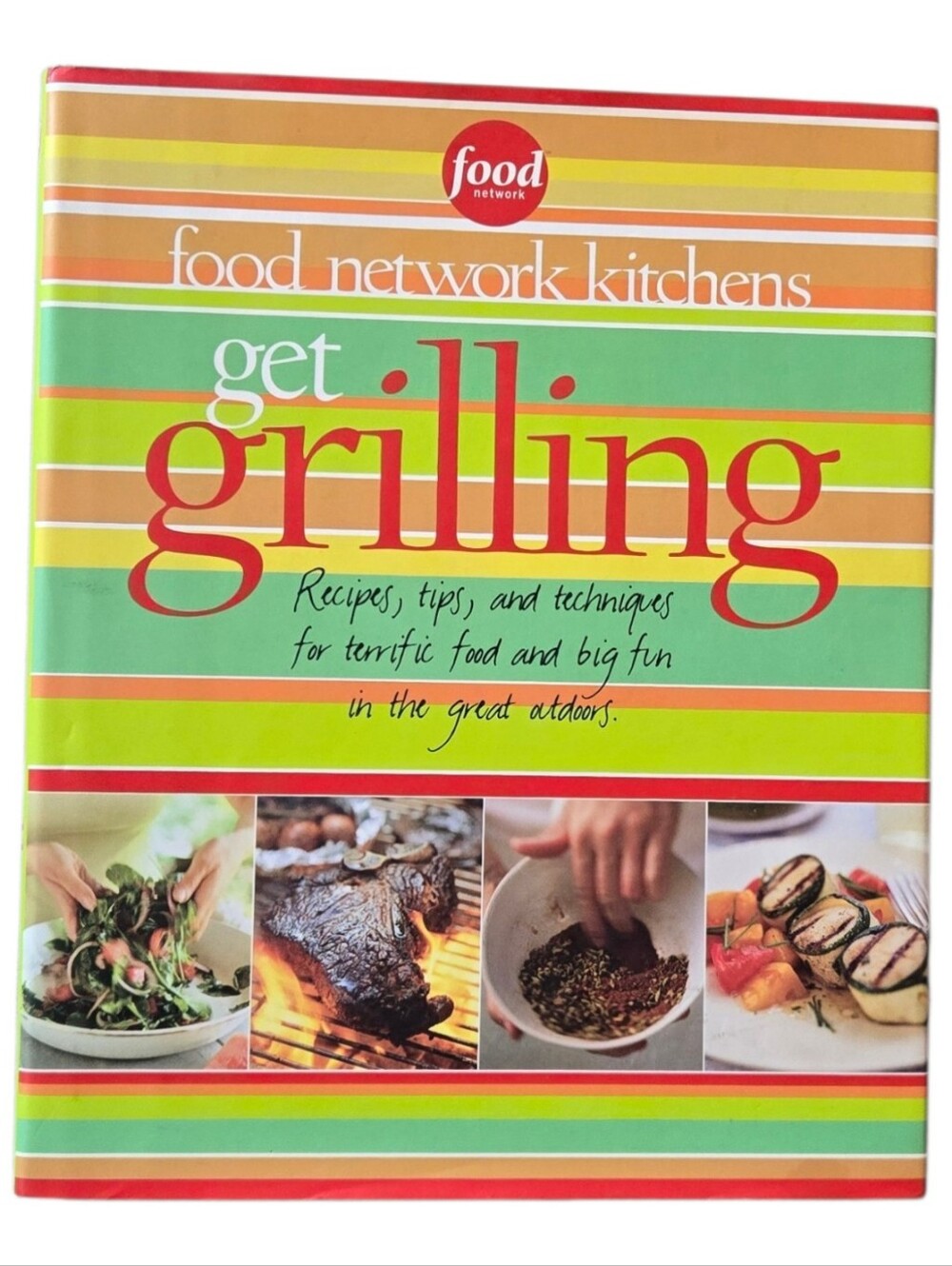 Food Network Kitchens Get Grilling Cookbook First Edition 2005 Never Been Used